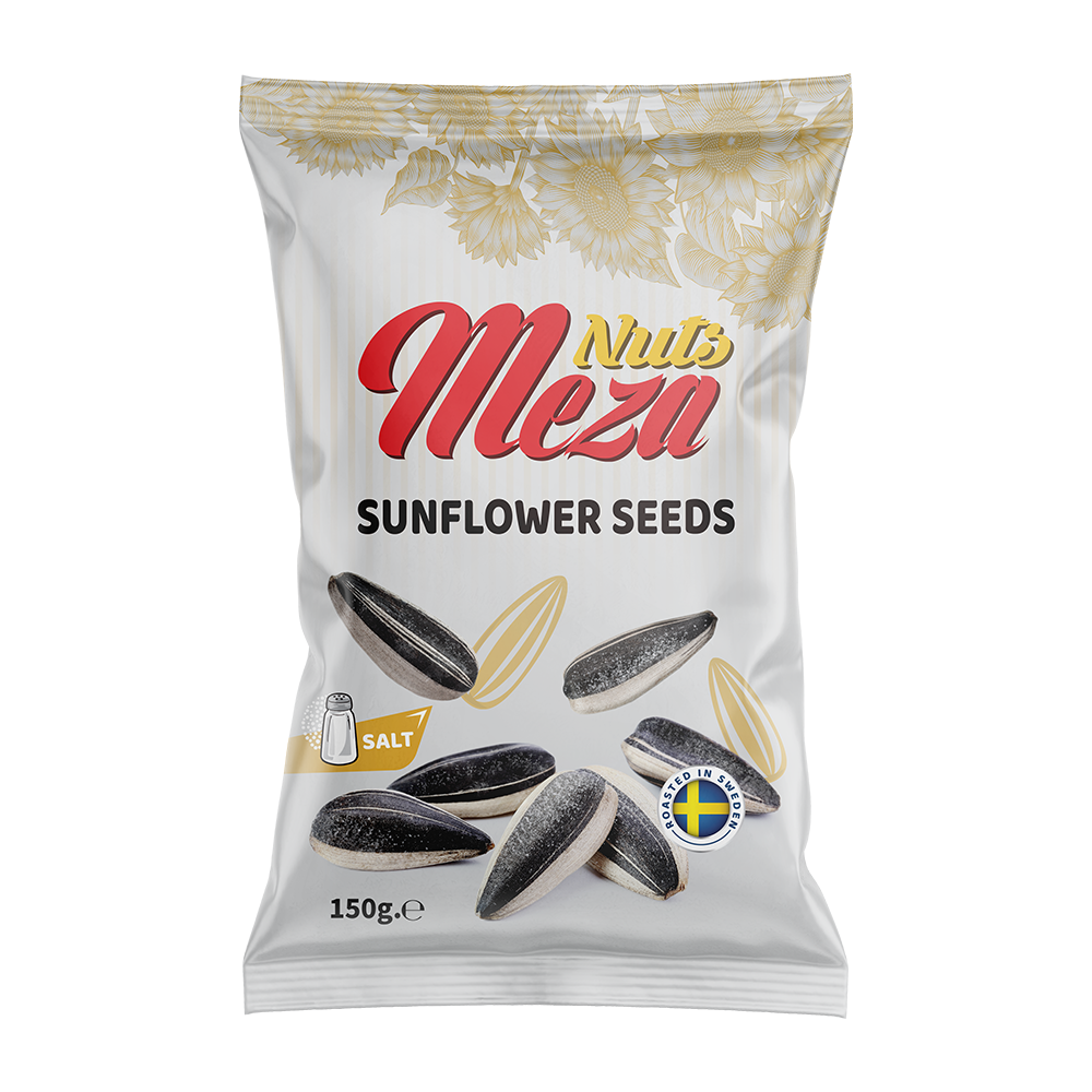 Saltade Solrosfrön (40kfp x 150g)
