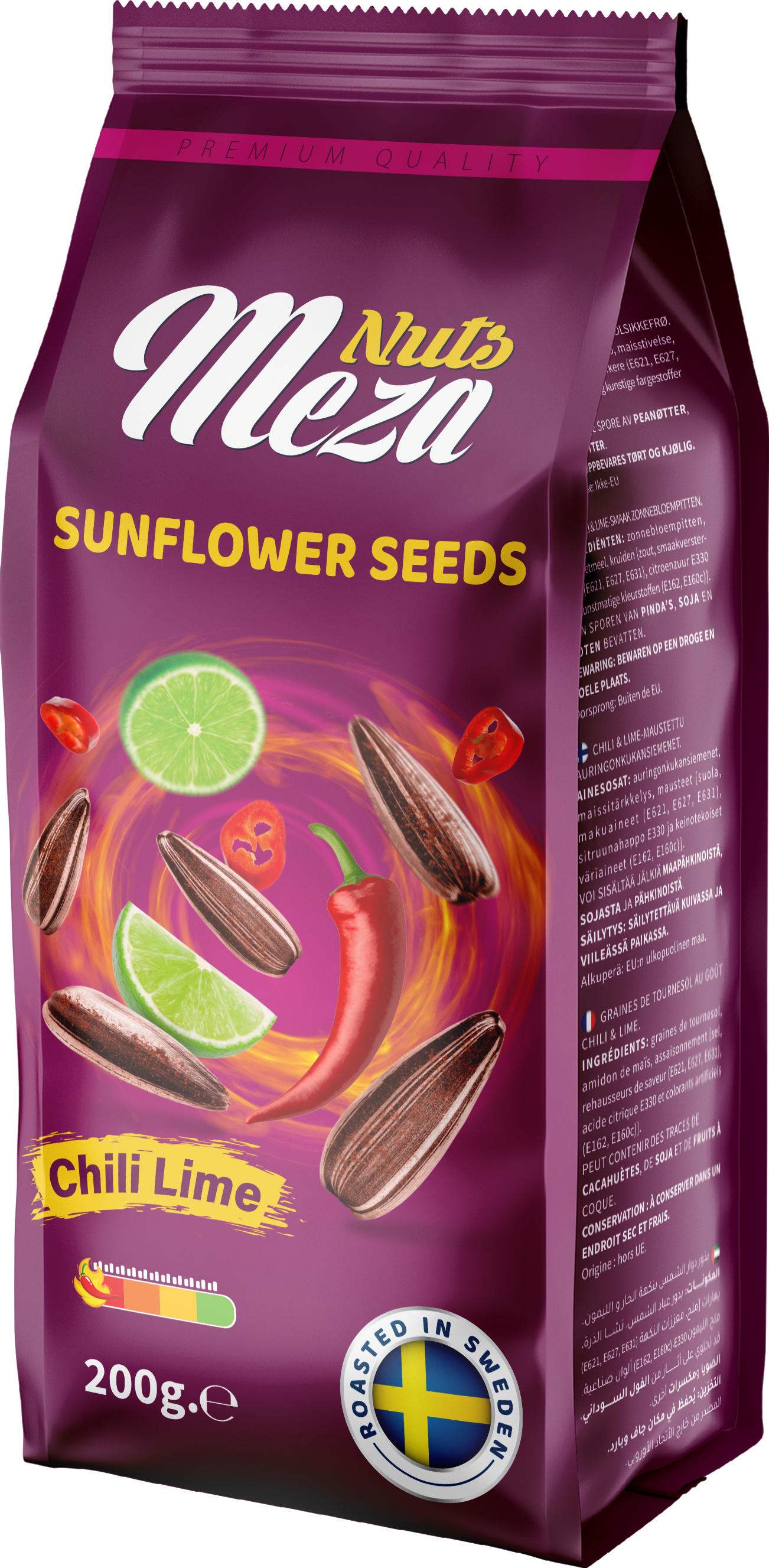 Roasted Sunflower Seeds (Chili Lime) (20 kfp x 200 g)